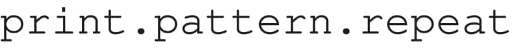 print.pattern logo