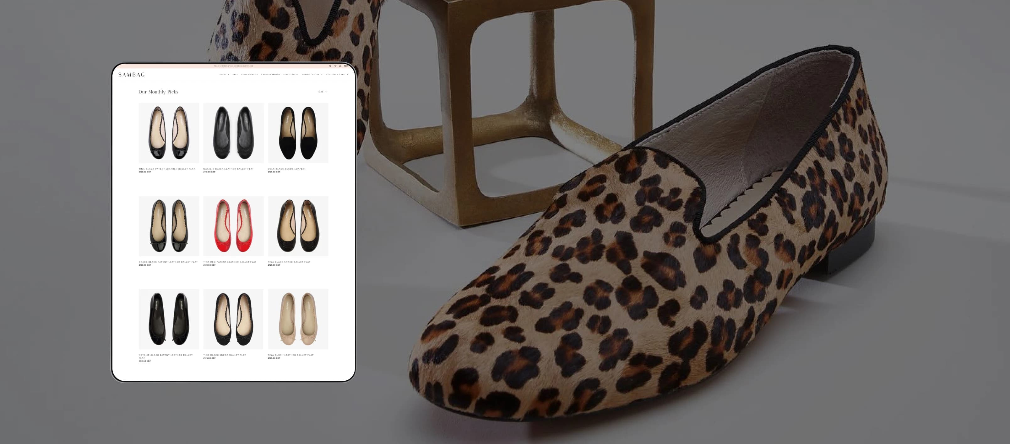 shoe collection in sambag store