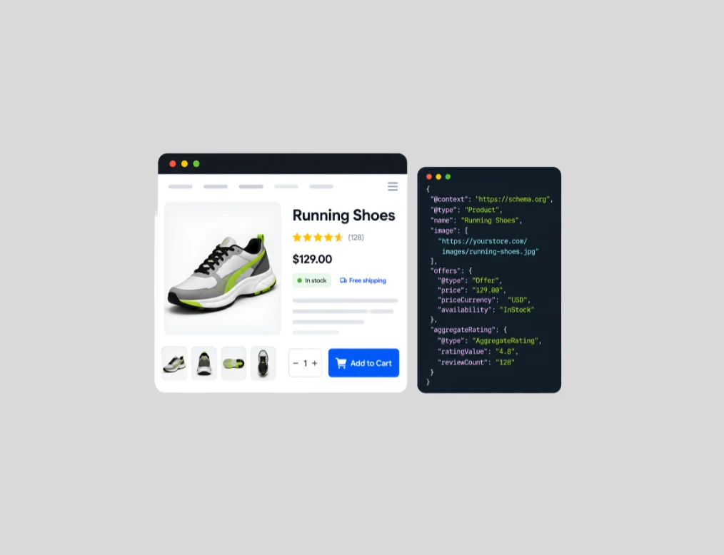 product page schema markup example