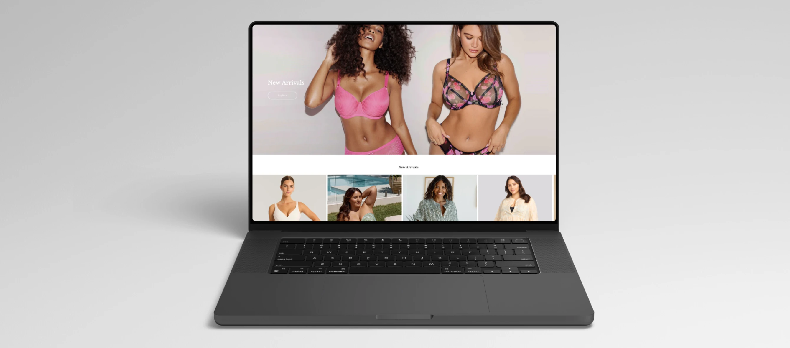 DeBra's Shopify home page desktop view