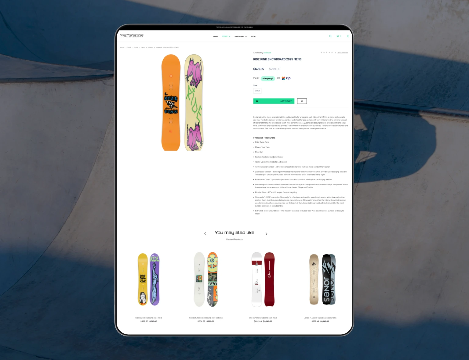 best product description page from thinklab to trigger brothers